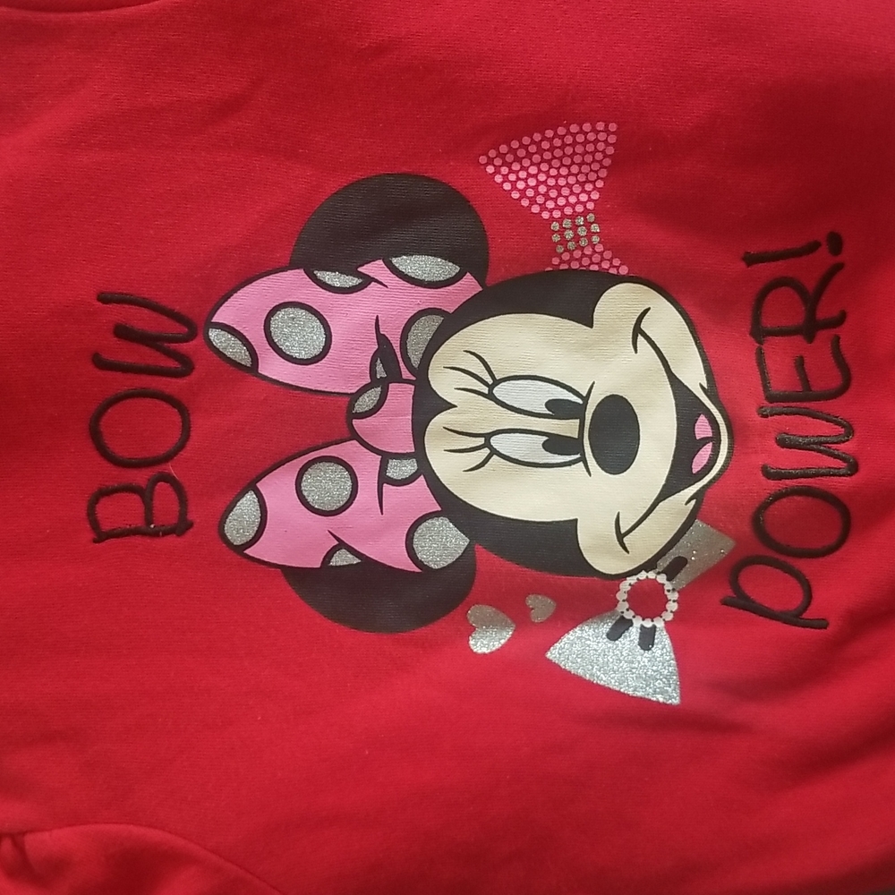 5/6 red Minnie Mouse lightweight jacket. - Picture 7 of 8